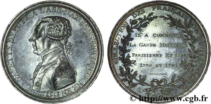 REVOLUTION COINAGE Monnaie de confiance, Monneron de La Fayette 1791 Angleterre fST