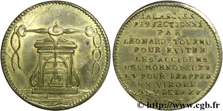 Module de 5 francs au balancier par Tournu 1797 Paris VG.526  AU 