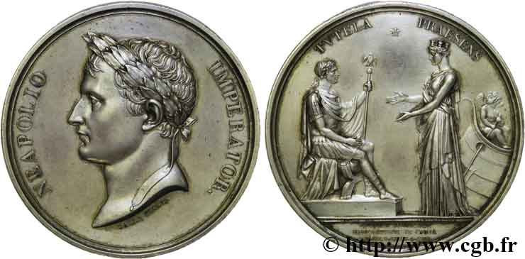 PRIMO IMPERO Médaille AR 68, fête pour le couronnement, frimaire an XIII AU