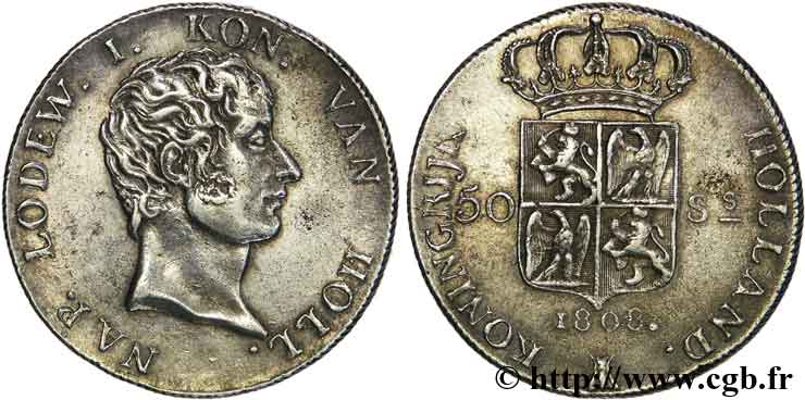 50 stuivers 1808 Utrecht VG.1575  VZ 