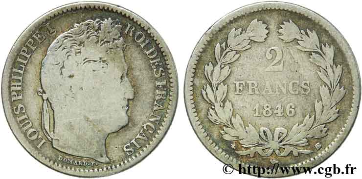 2 francs Louis-Philippe 1846 Strasbourg F.260/109 SGE 
