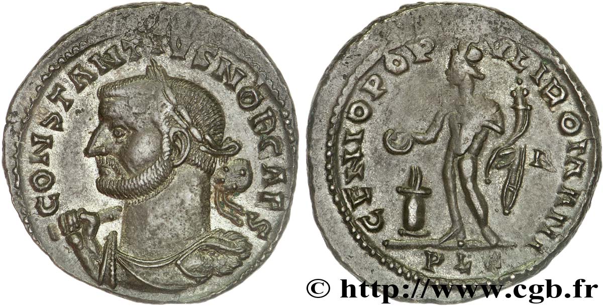 CONSTANTIUS I Follis ou nummus AU/AU