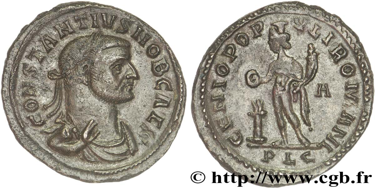 CONSTANTIUS I Follis ou nummus AU