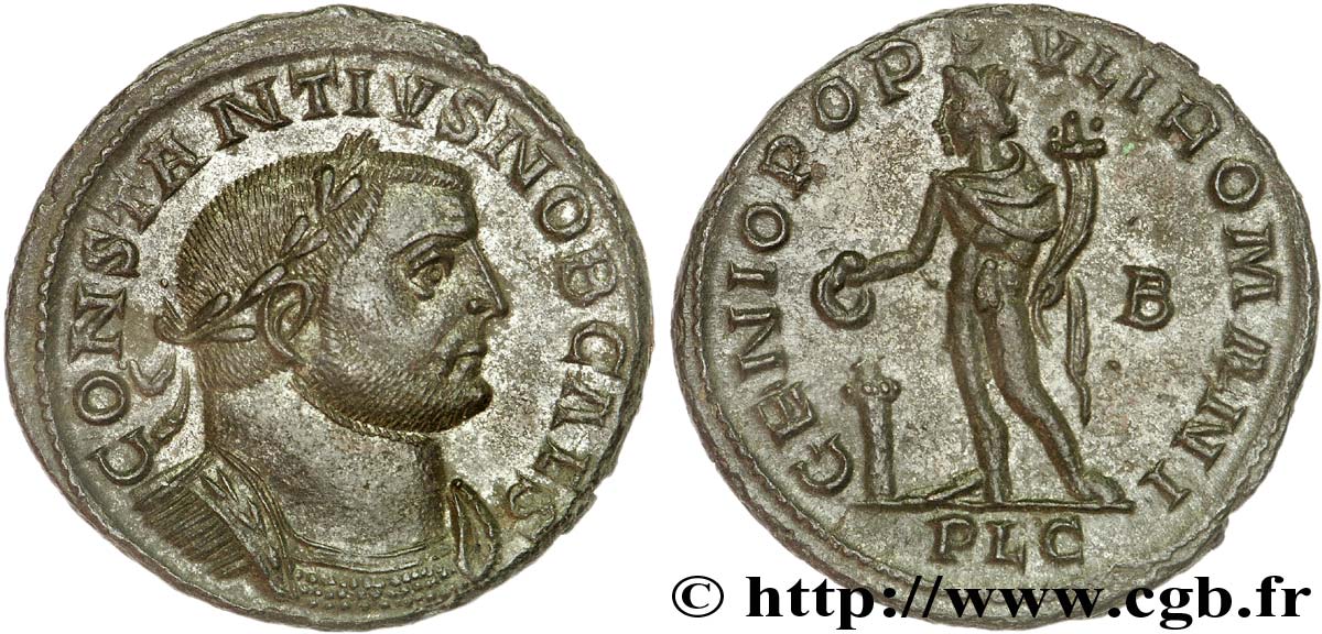 CONSTANTIUS I Follis ou nummus MS/AU