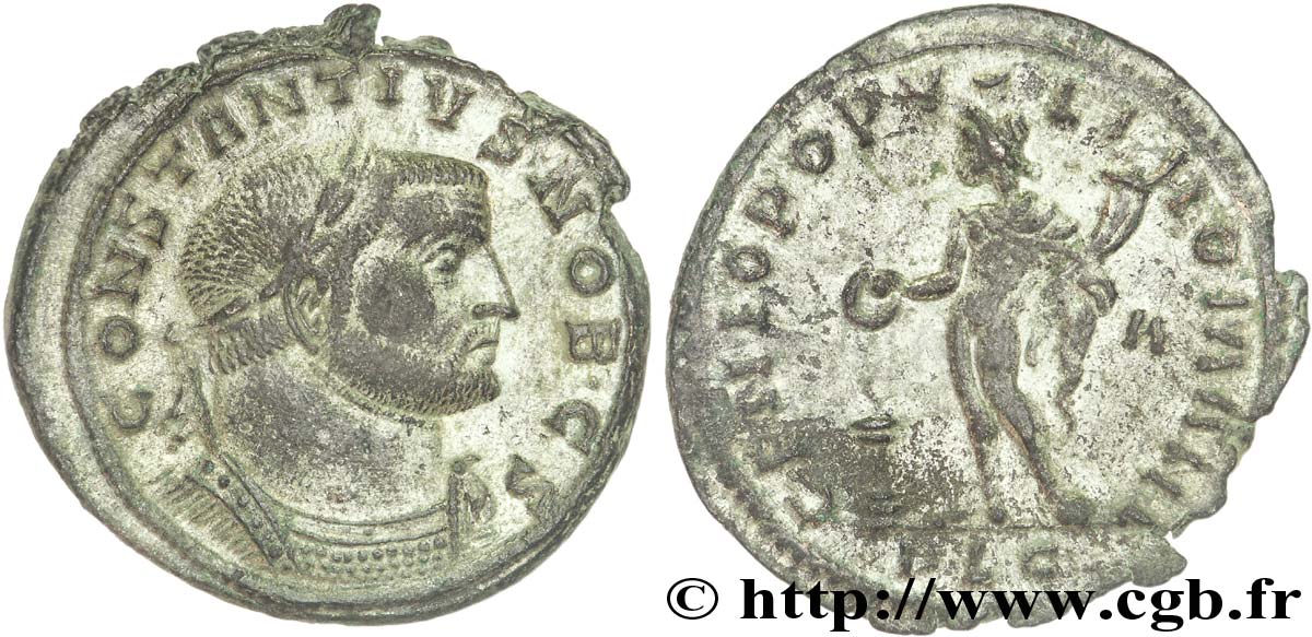 CONSTANTIUS I Follis ou nummus AU/AU