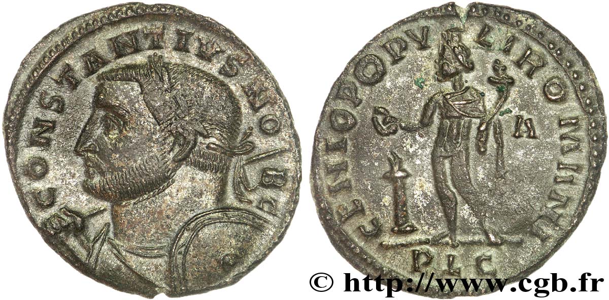 CONSTANTIUS I Follis ou nummus AU/AU