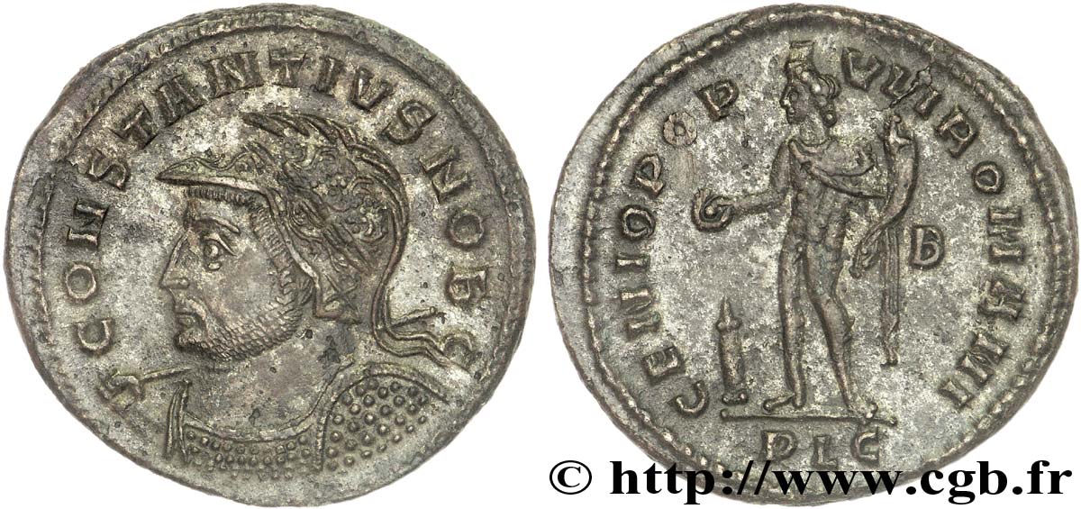 CONSTANTIUS I Follis ou nummus AU