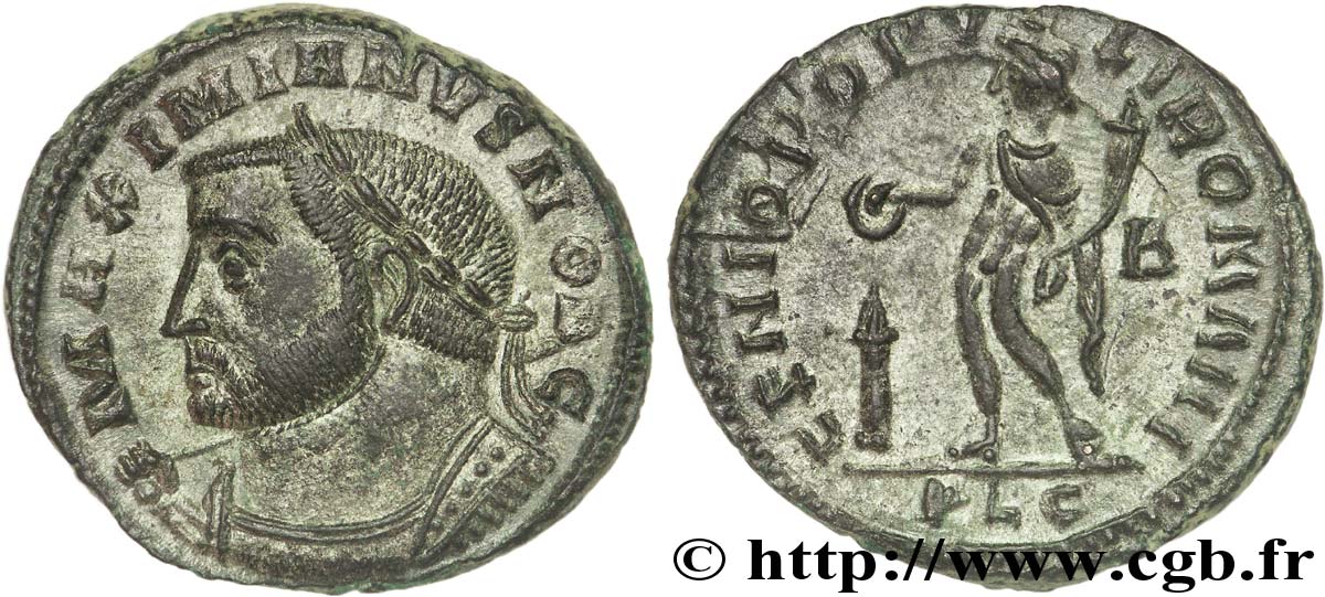 GALERIO Follis ou nummus MS