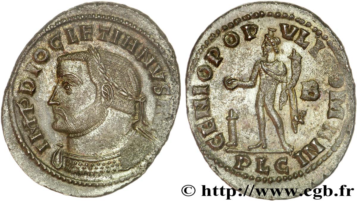 DIOCLETIAN Follis ou nummus AU/AU