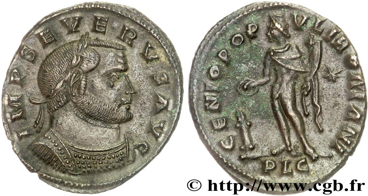 SEVERUS II Follis ou nummus AU/AU