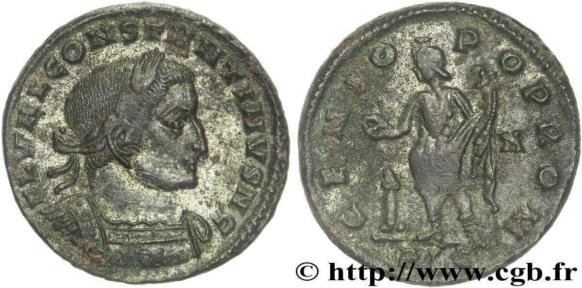 COSTANTINO I IL GRANDE Follis ou nummus AU/XF