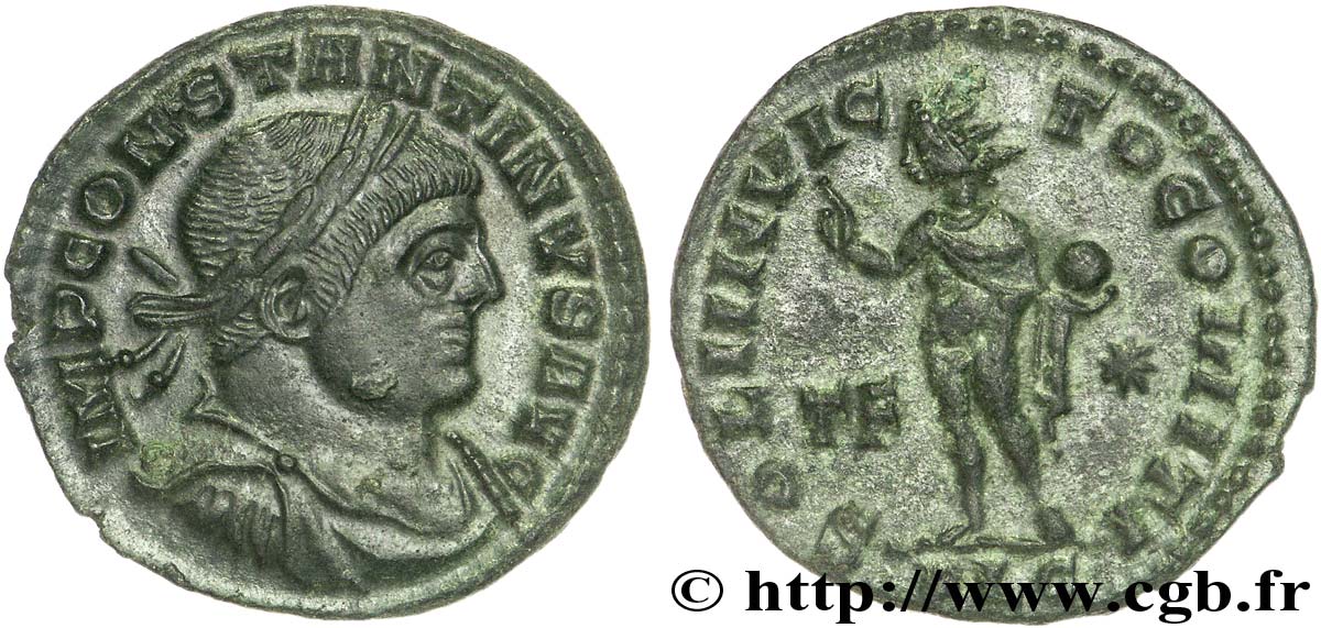 CONSTANTIN Ier LE GRAND Follis ou nummus SPL/SUP