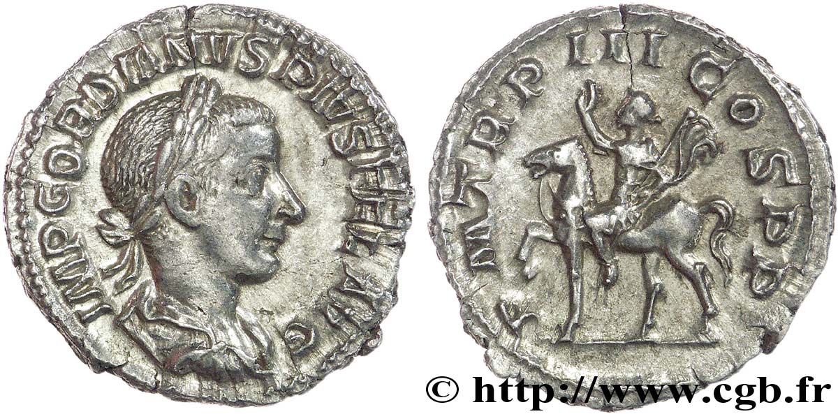 GORDIANO III Denier MS/SPL