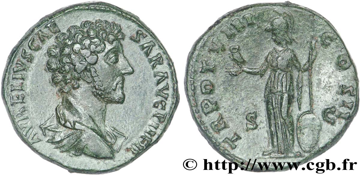 MARCUS AURELIUS Sesterce, (GB, Æ 32) VZ/fVZ