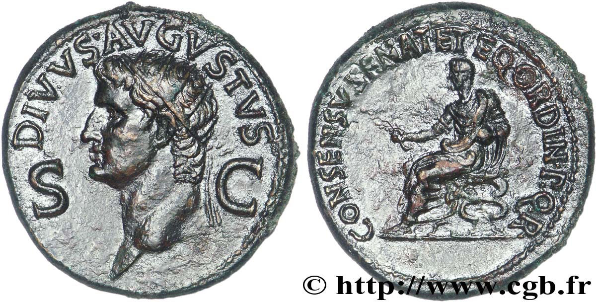 AUGUSTE Dupondius, (MB, Æ 31) SUP