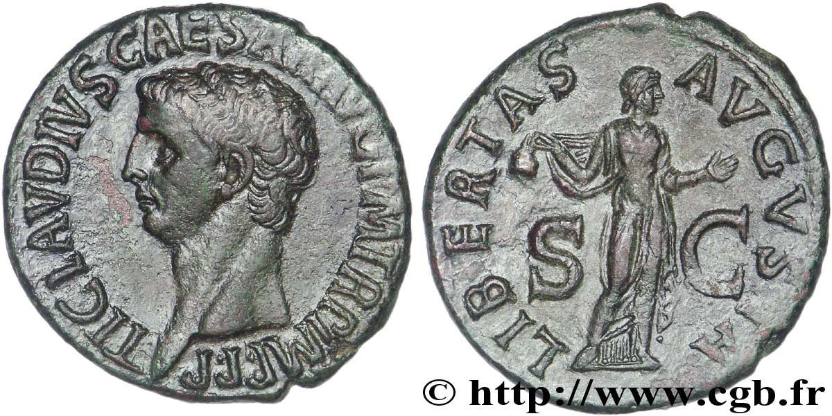 CLAUDIUS Dupondius, (MB, Æ 29) AU