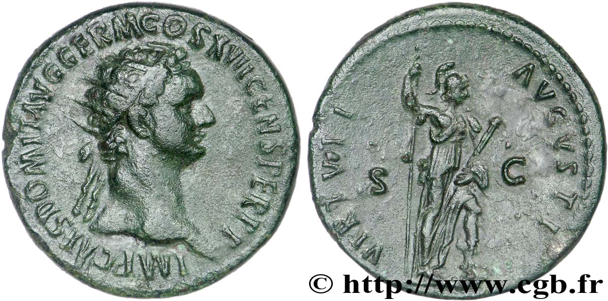 DOMITIANUS Dupondius, (MB, Æ 28) AU/AU