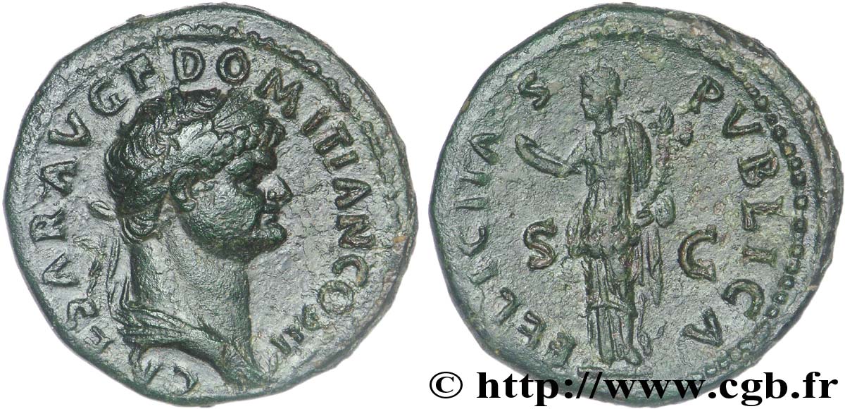 DOMITIANUS As, (MB, Æ 27) VZ/fVZ