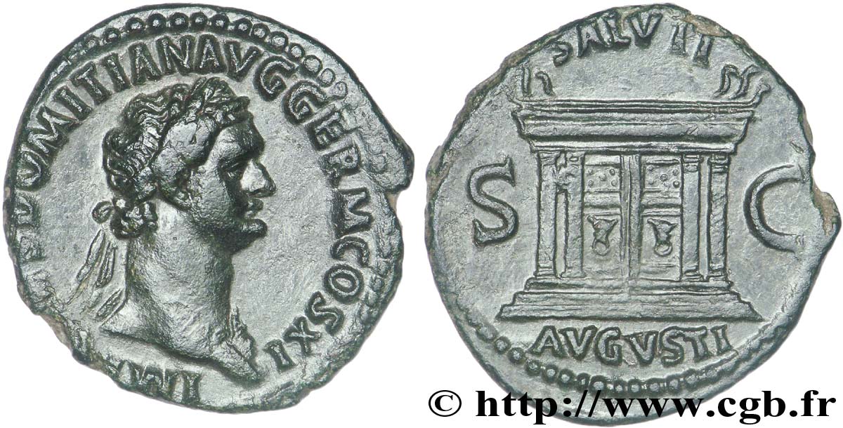 DOMITIANUS As, (MB, Æ 29) VZ