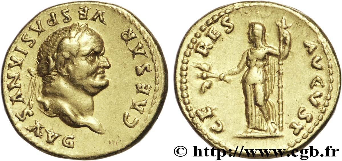 VESPASIANUS Aureus fVZ