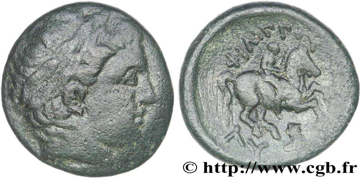 THRACIA - LYSIMACHIA Unité de bronze, (PB, Æ 19) XF