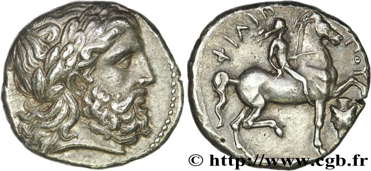 MACEDONIA - REGNO DI MACEDONIA - FILIPPO II Tétradrachme q.SPL