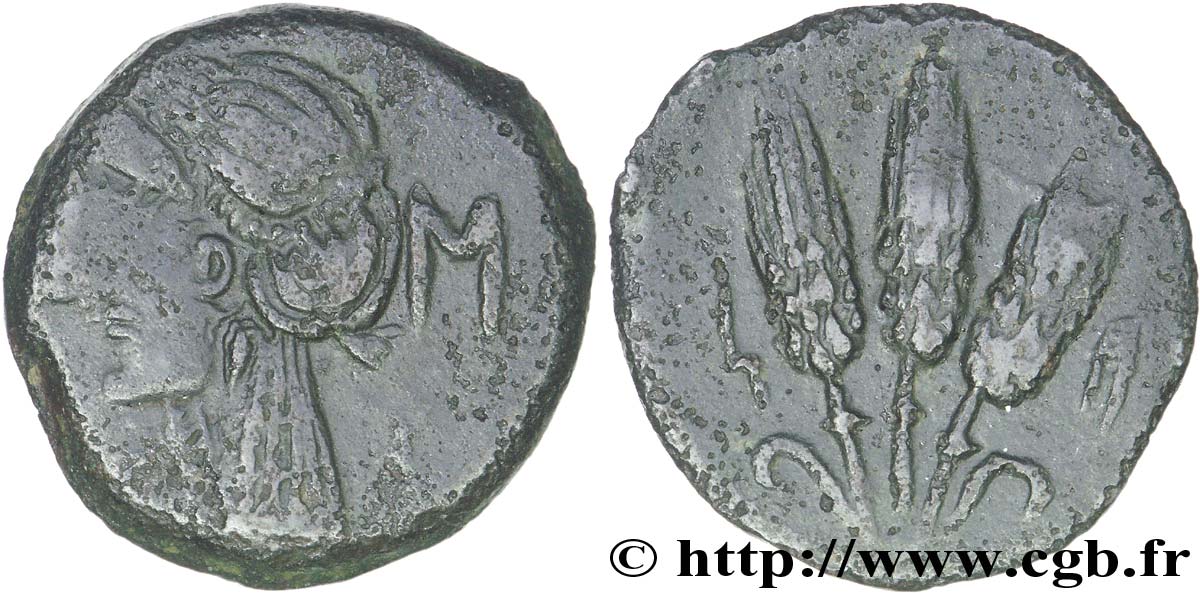 MAURETANIEN - IOL (CAESAREA) Unité, de bronze (PB, Æ 23) SS