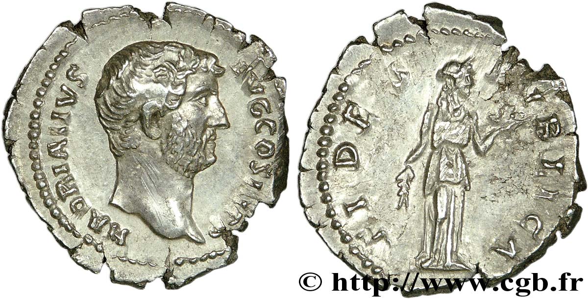 Fides publica on Hadrian's coin (Photo