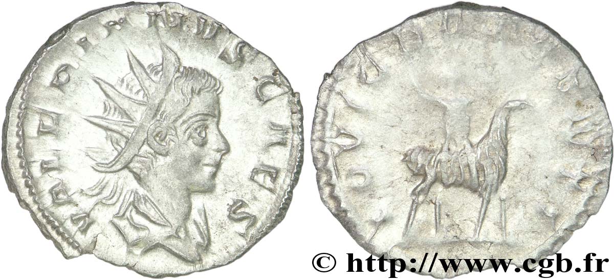 VALERIANO II Antoninien AU/XF