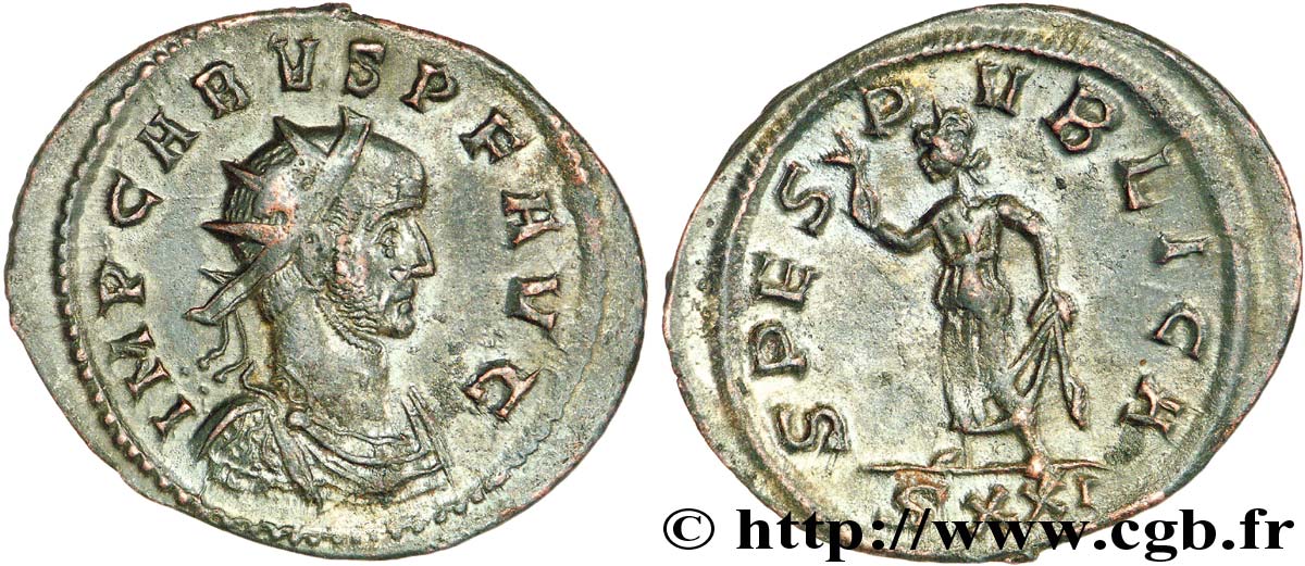 CARUS Aurelianus MS/AU