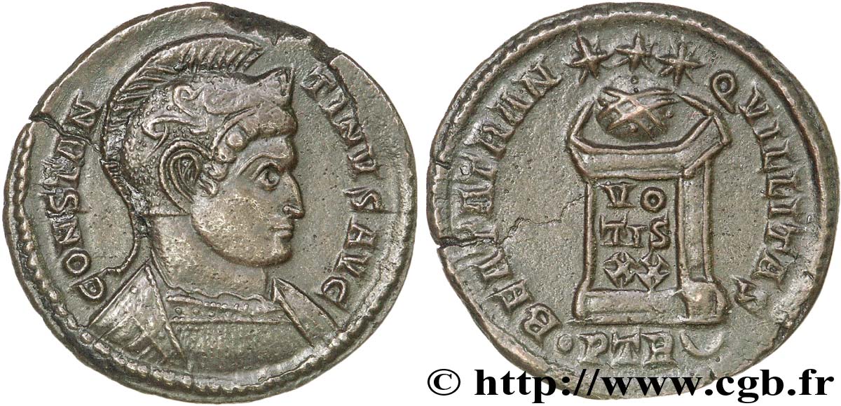 CONSTANTINO I EL MAGNO Centenionalis ou nummus EBC