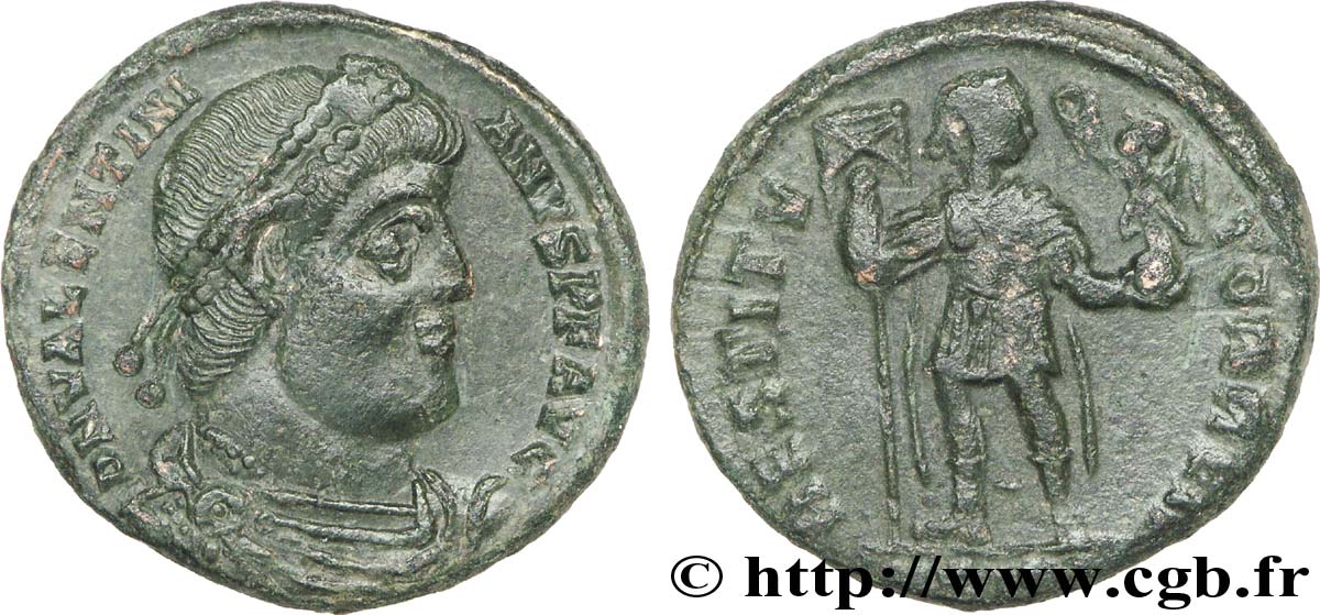 VALENTINIAN I Demi-maiorina ou nummus, (Æ 3) AU/AU