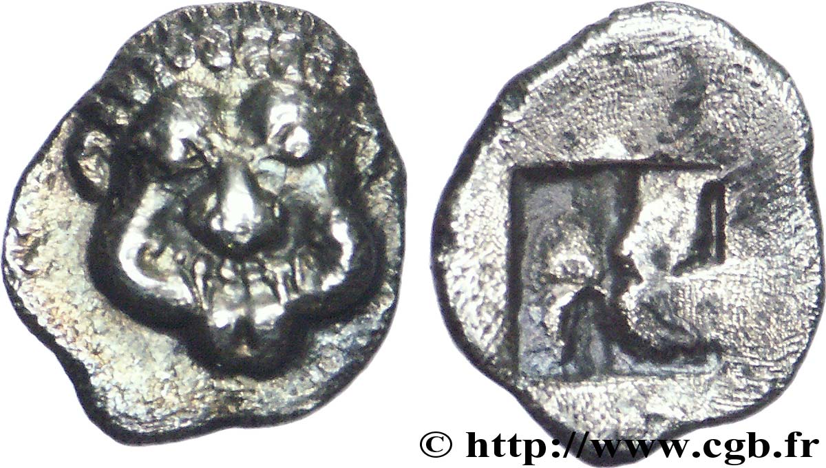 MASSALIA - MARSEILLES Hémilitra du type du trésor d Auriol à la tête de Gorgone EBC