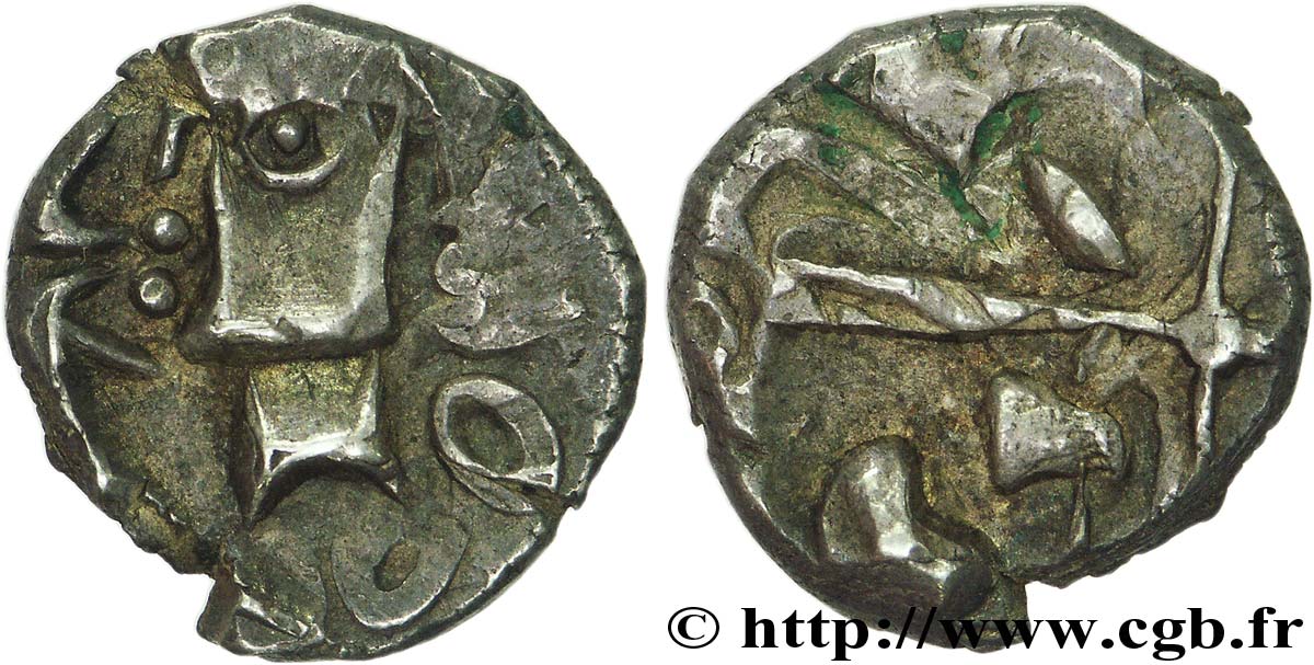 GALLIA - SUDOVESTE DELLA GALLIA - VOLCÆ TECTOSAGES (Regione di Tolosa) Drachme “à la tête cubiste”, lourde AU/XF