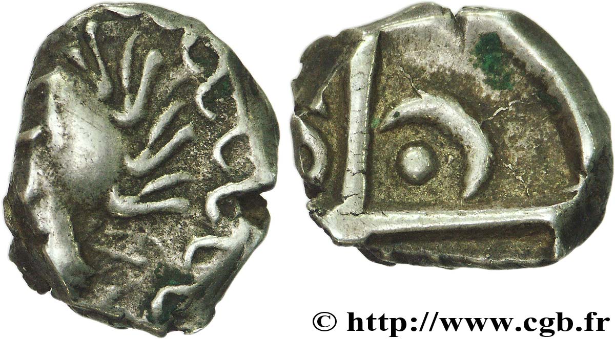 GALLIA - SOUTH-WESTERN GAUL - TOLOSATES (Area of Vieille-Toulouse) Drachme “à la tête négroïde” XF