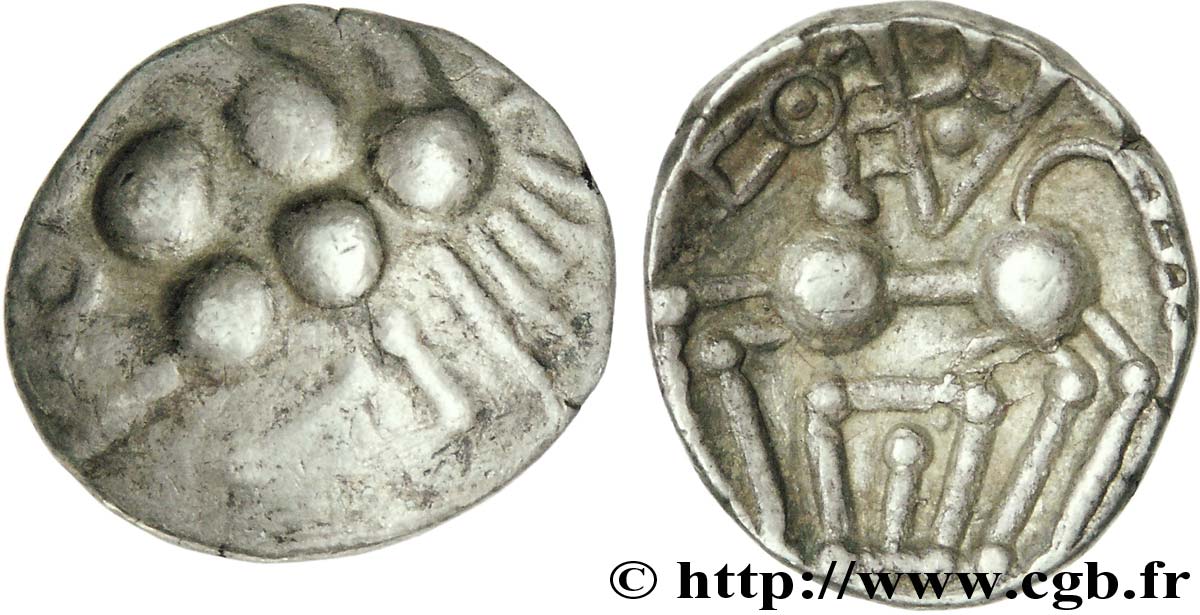 ELUSATES (Area of the Gers) Drachme “au cheval” VF/AU