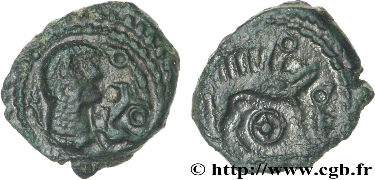 VELIOCASSES (Regione di Normandia) Bronze au sanglier AU