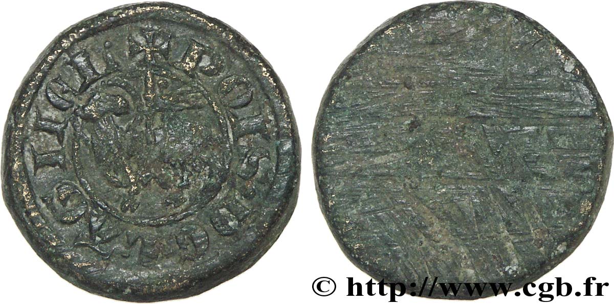 CHARLES IV AND PHILIPPE VI - MONETARY WEIGHT Poids monétaire pour l’agnel n.d.  VF