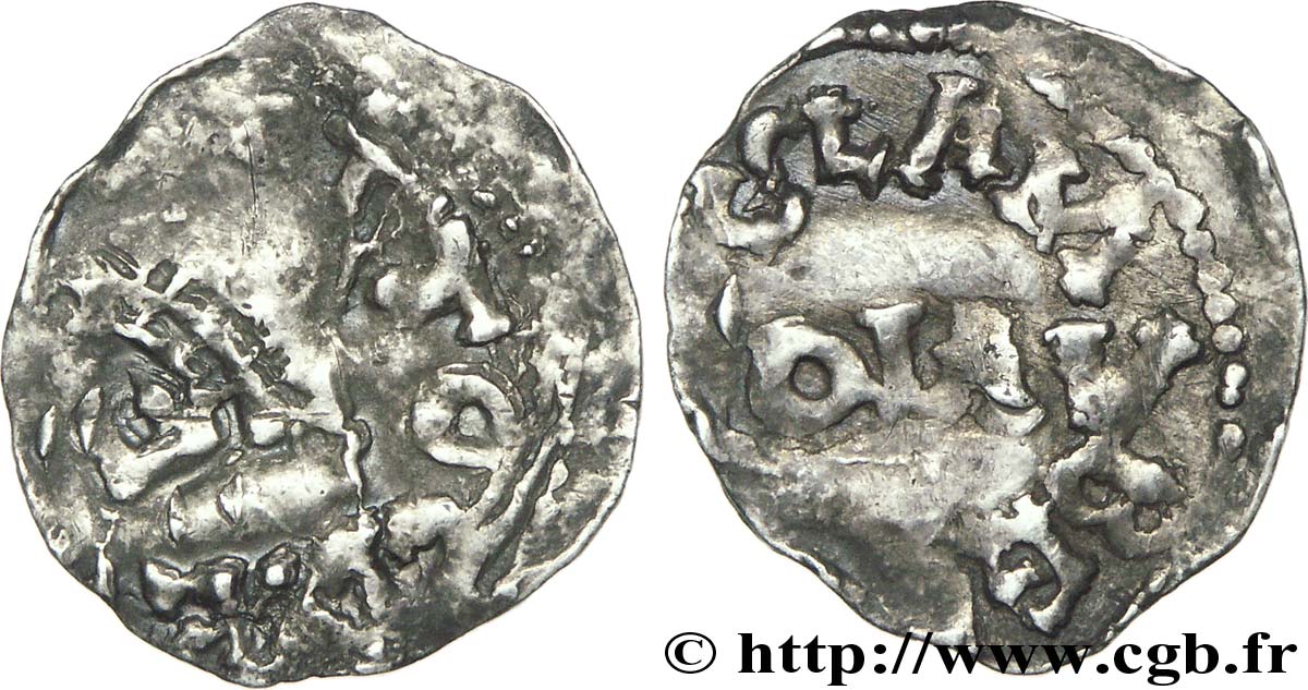HUY - OTTON III, ROI DE GERMANIE Denier c. 1027-1039 Huy BC