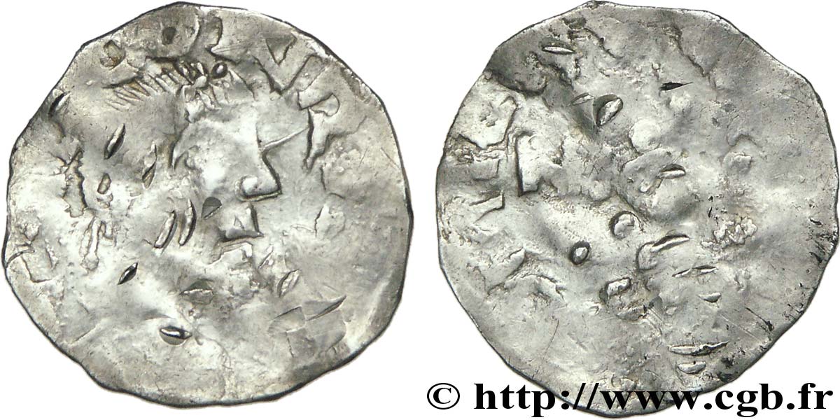 HUY - CONRAD II DIT  LE SALIQUE  Denier c. 1027-1039 Huy B