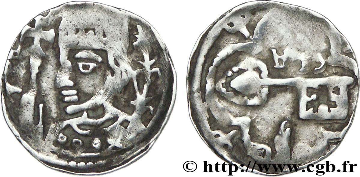 MAASTRICHT - RODOLPHE DE ZAEHRINGEN Denier c. 1167-1180 Maastricht XF