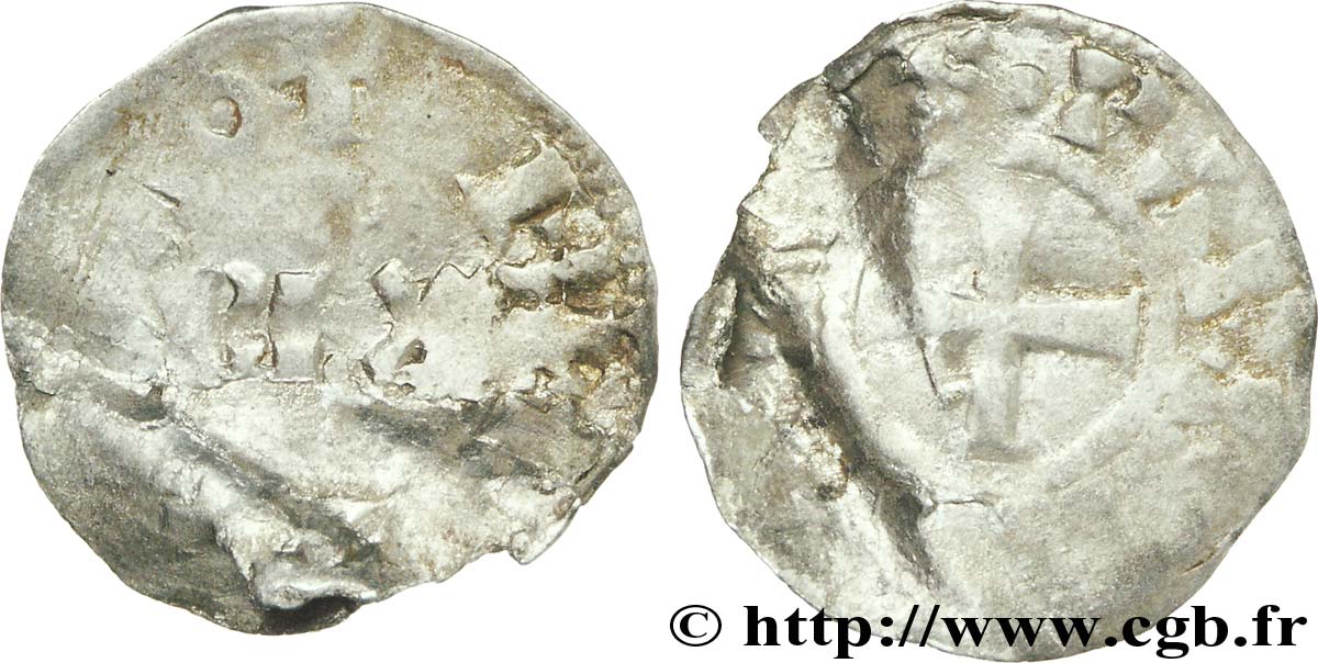 ROBERT II THE PIOUS Obole n.d. Paris VF