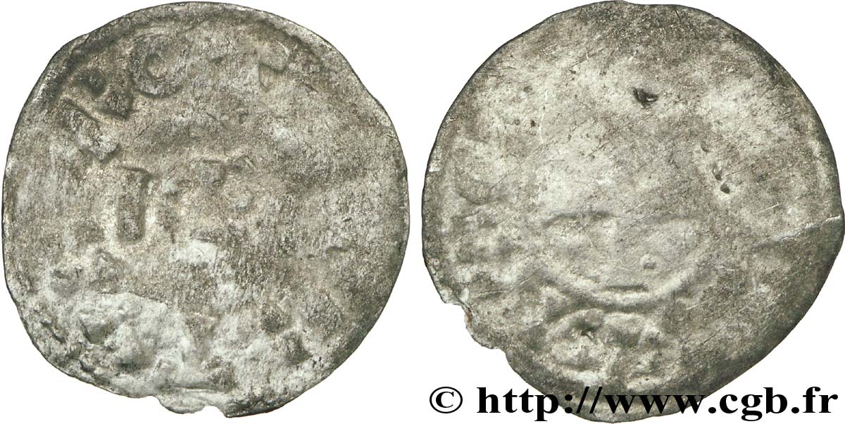 ROBERT II LE PIEUX Obole n.d. Paris TB/B+