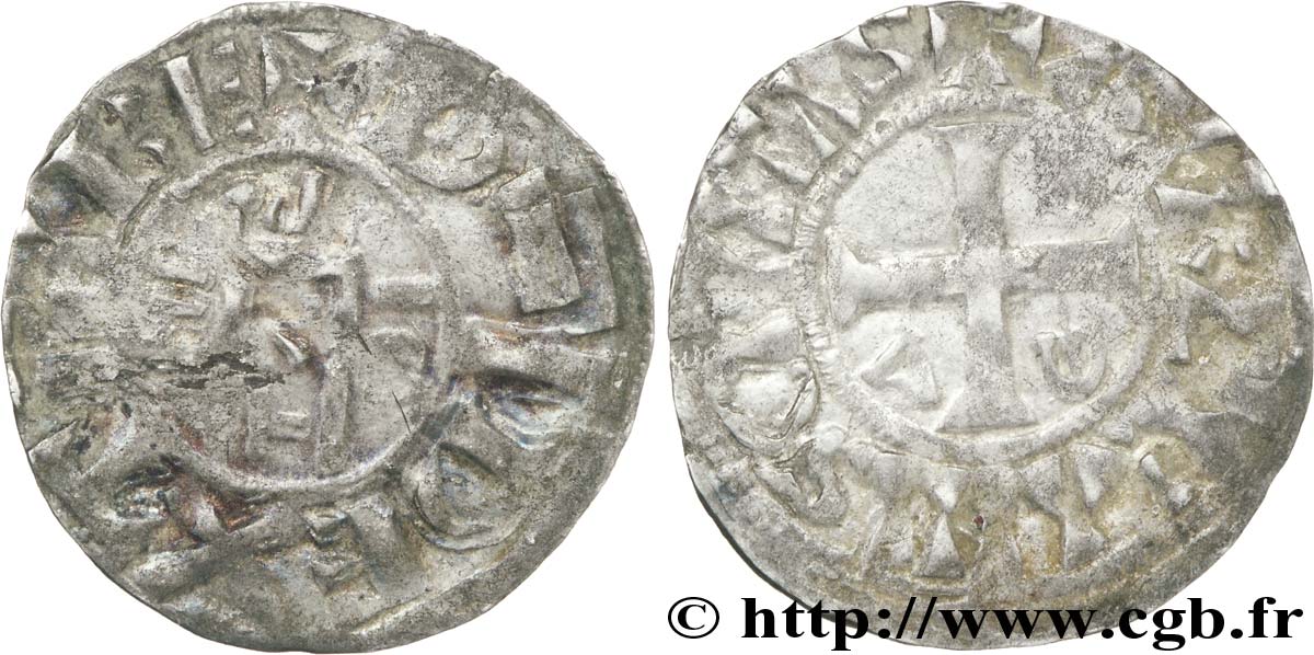 ORLÉANAIS - BISHOPRIC OF ORLÉANS - ANONYMOUS Denier XF