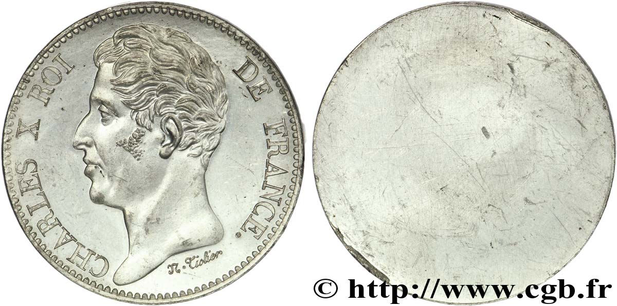 Épreuve uniface d avers de 5 francs par Tiolier n.d. Paris VG.2601  SPL 
