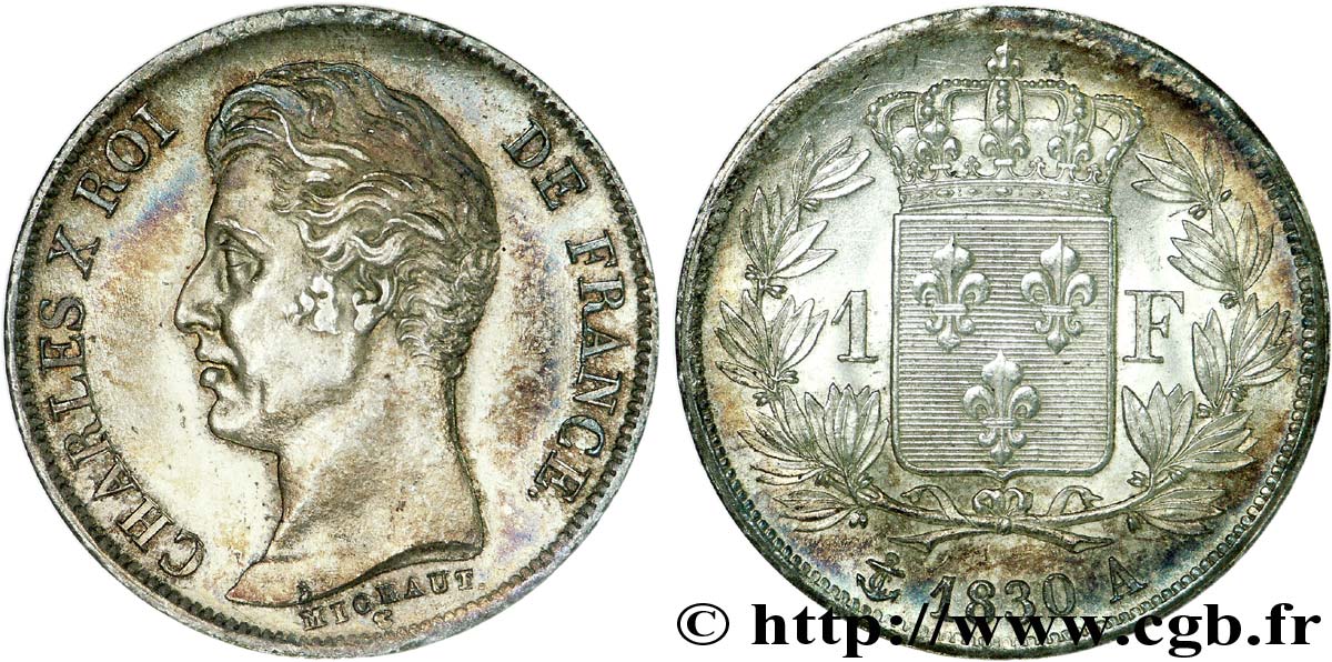 1 franc Charles X 1830 Paris F.207A/26 MS 