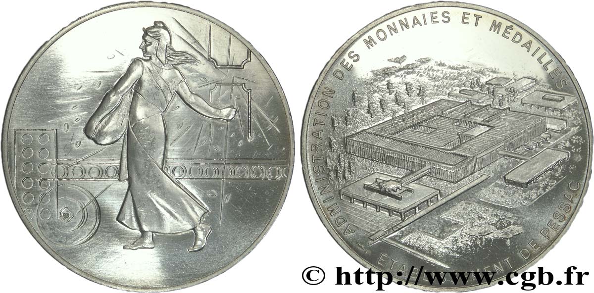 Module de 50 francs, Ouverture de l’établissement monétaire de Pessac n.d. Pessac G.881  MS 