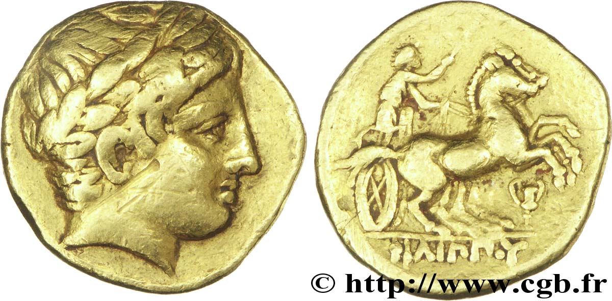 MACEDONIA - MACEDONIAN KINGDOM - PHILIP III ARRHIDAEUS Statère d or XF