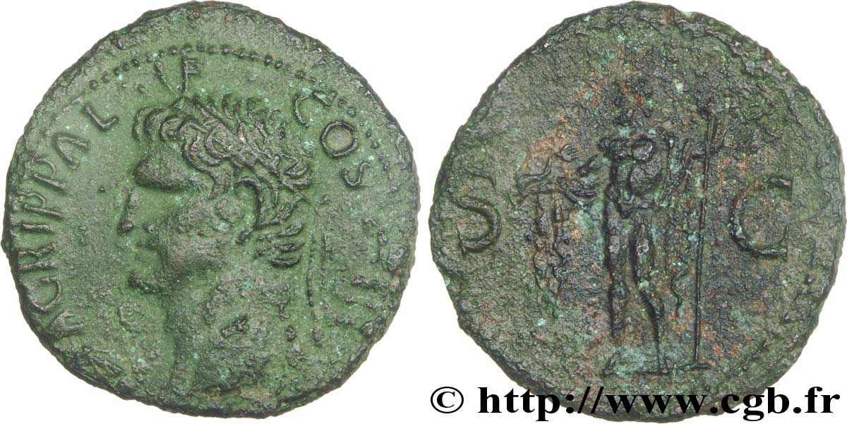 AGRIPPA As, (MB, Æ 29) XF