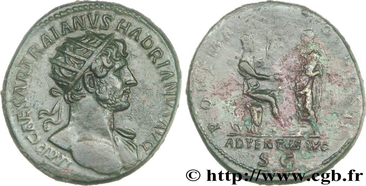 HADRIAN Dupondius, (MB, Æ 27) AU/VF